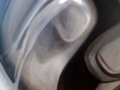 Silensio e luce, 2013, tecnica mista, 100x120 cm