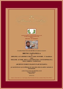 Diploma Accademico - Maison d'Art letter