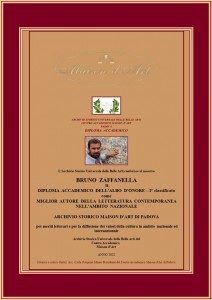 Diploma Accademico - Maison d'Art letter